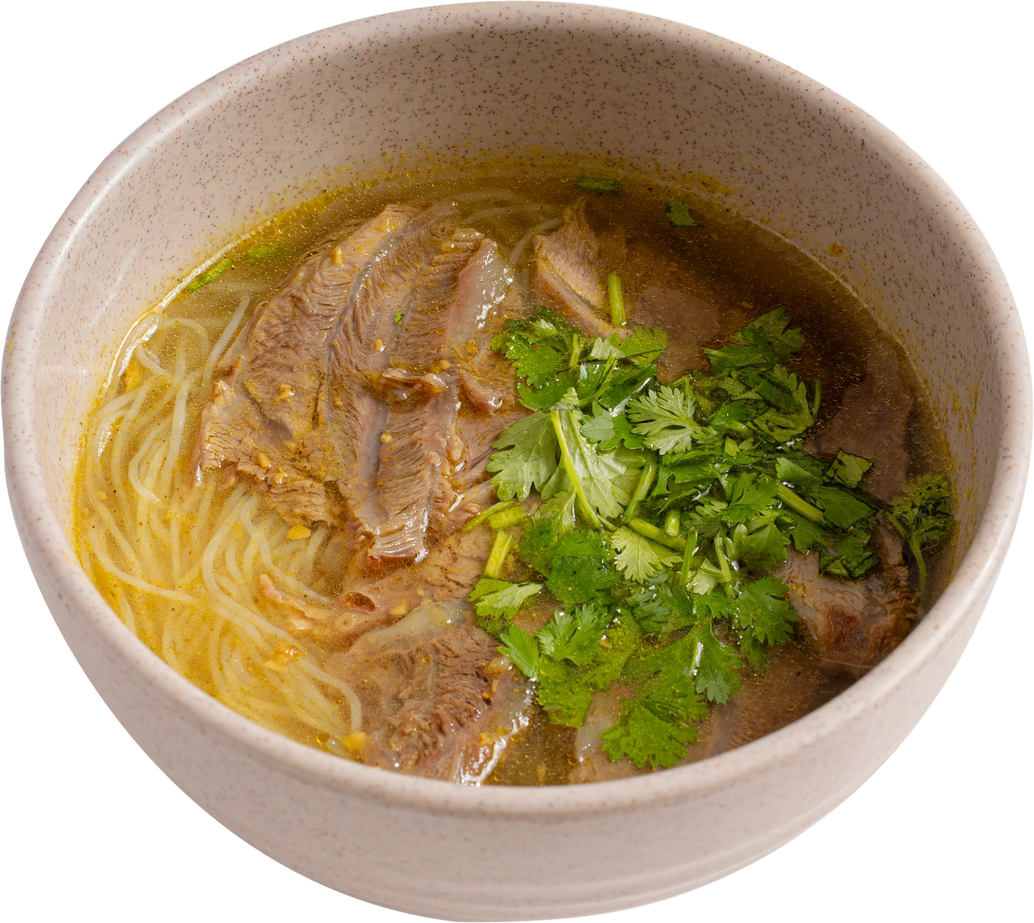Miến bò cà ri: món nước ấm bụng bên cạnh bàn dim sum